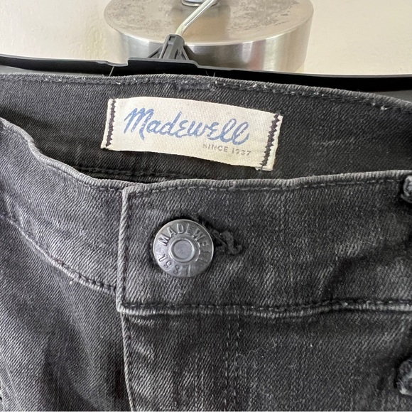 Madewell Black Skinny Skinny Moto Jeans, 27 - Picture 5 of 10